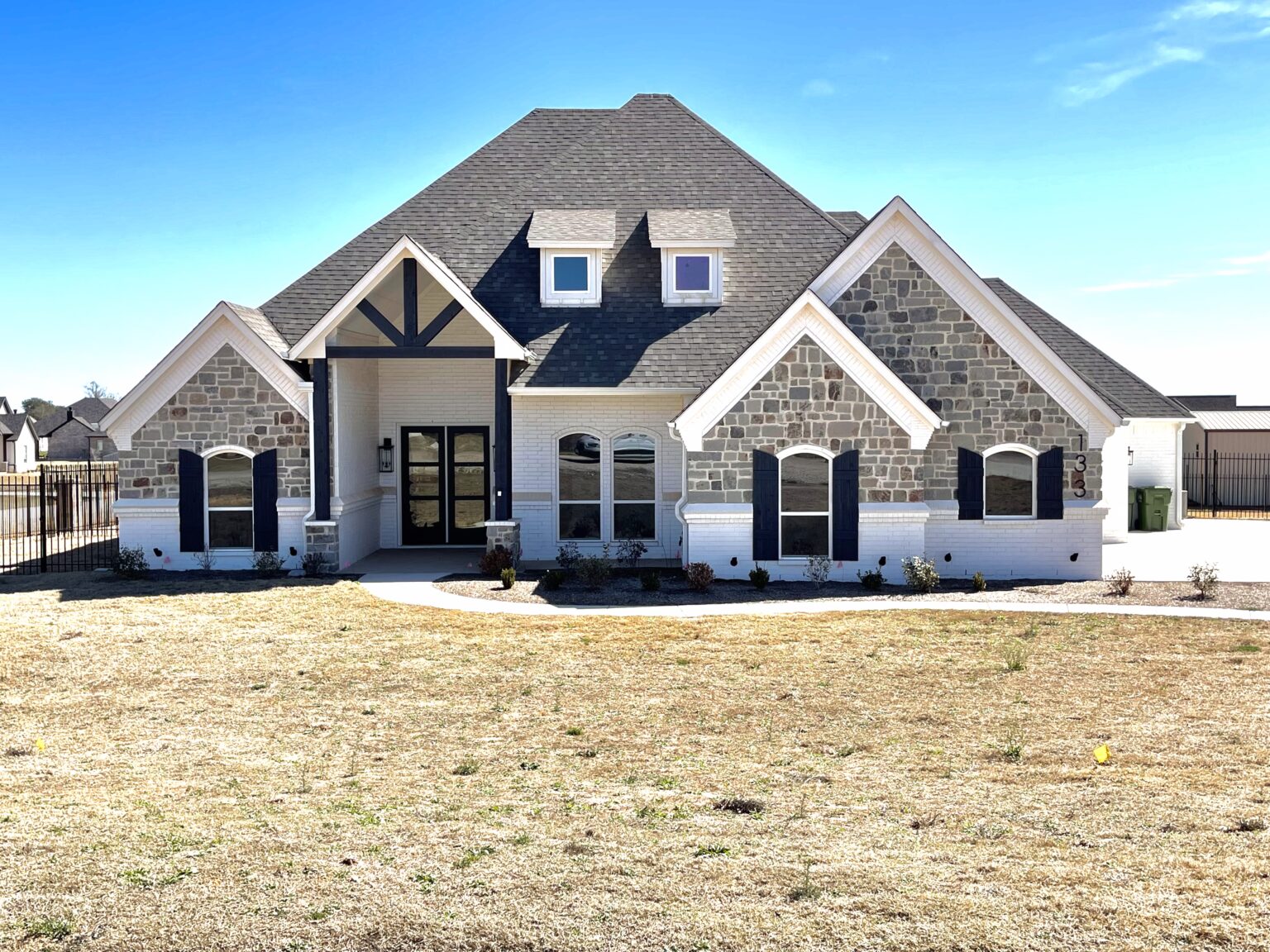 Exterior house painting project in Fort Worth by Millan Painting