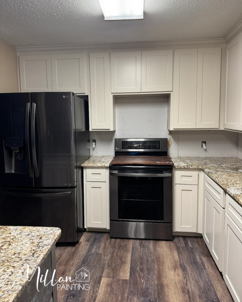 Kitchen painted in Fort Worth Texas - White