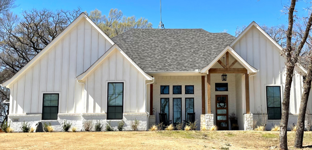 Exterior House Painting - White - Fort Worth Texas
