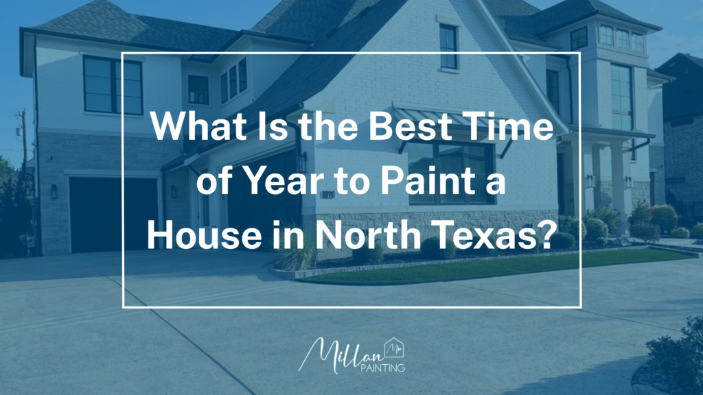 Exterior house painting in North Texas by Millan Painting